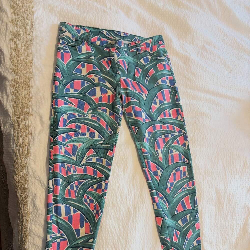 Kenzo leaf print jeans